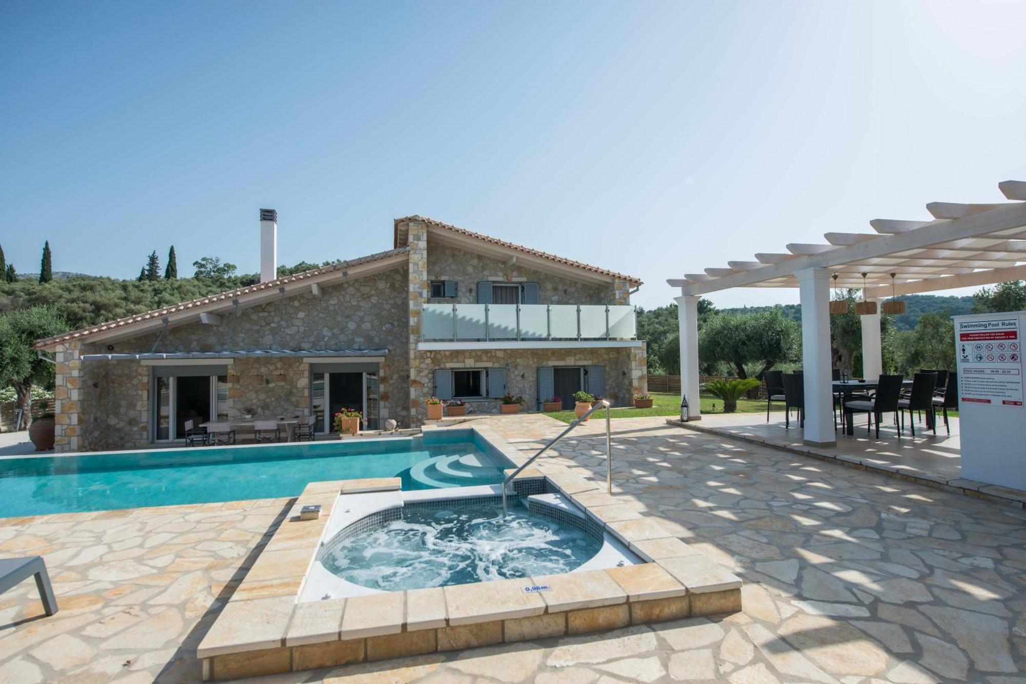 Villa Martha Perithia Corfu Bagian luar foto
